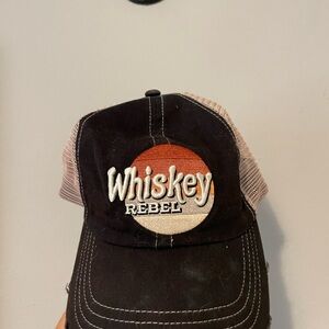 Shyanne Black and Tan Trucker Hat with Embroidered Patch
